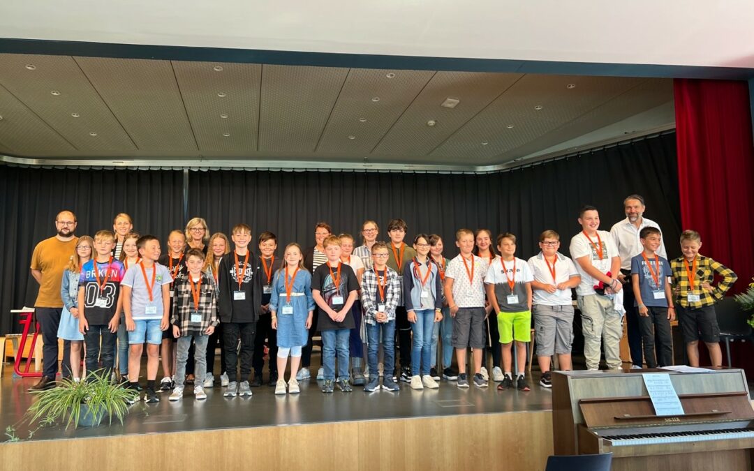 Die Mühlbachschule begrüßt 70 neue Füntklässler