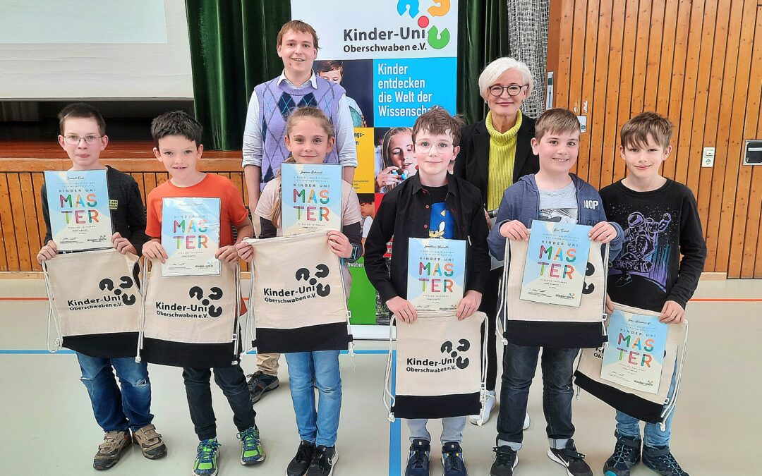 Verleih des Kinder-Uni-Masters